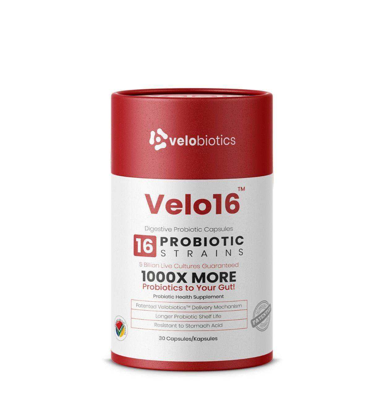 Velo16 Probiotic Digestive Capsules - Velobiotics