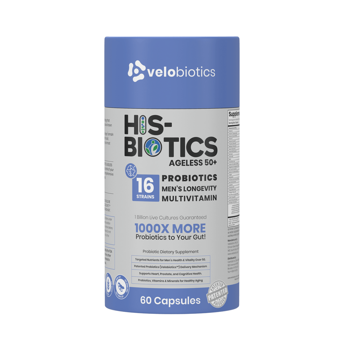 His-Biotics Probiotika AGELESS 50+ Multivitamien — image 1