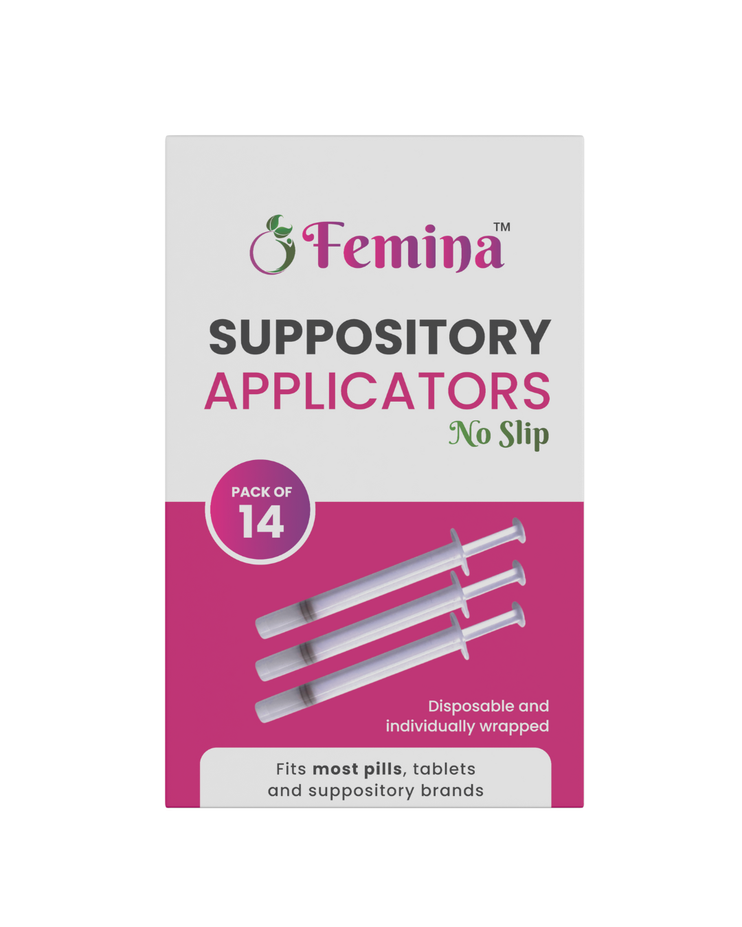 Femina Suppository Applicators No Slip(14s)