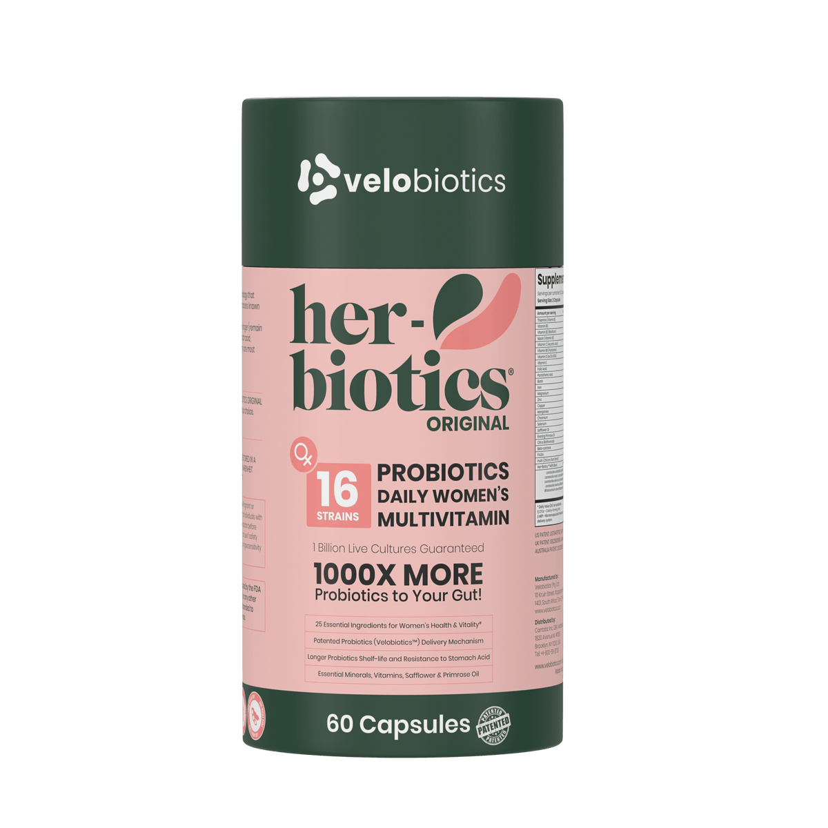 Her-Biotics Probiotics ORIGINAL Multivitamin Capsules (60s) — image 1