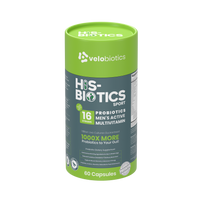 His-Biotics Probiotics SPORT men's multivitamin capsules with 16 probiotic strains for athletic performance and gut health
