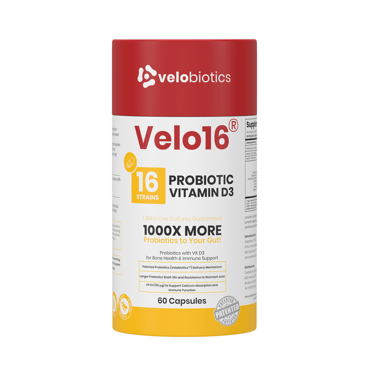 Velo16 Probiotika Vitamien D3 — image 1