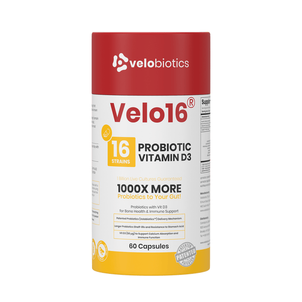 Velo16 Probiotics Vitamin D3 - Velobiotics