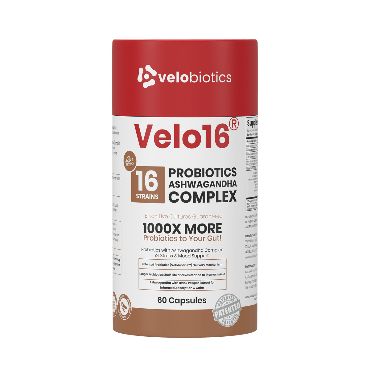 Velo16 Probiotika + Ashwagandha Kompleks — image 1