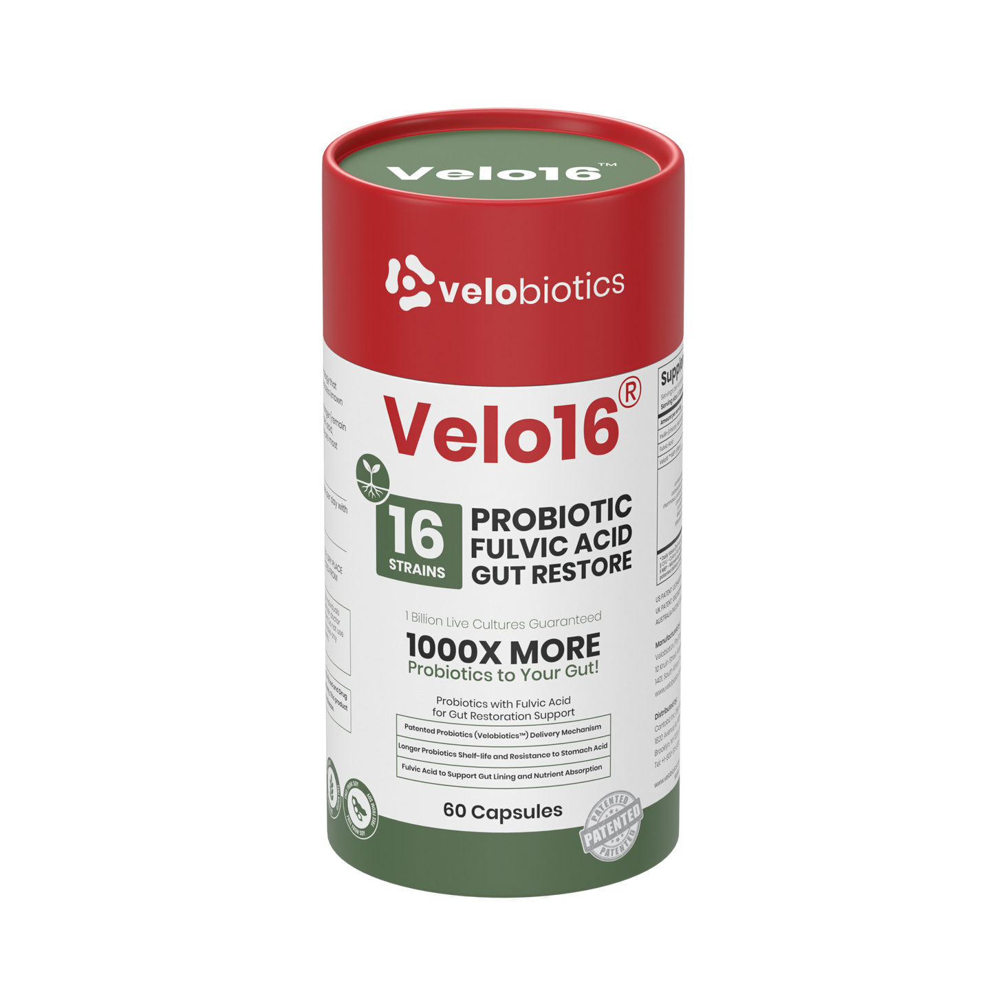 Velo16™ Probiotics + Fulvic Acid