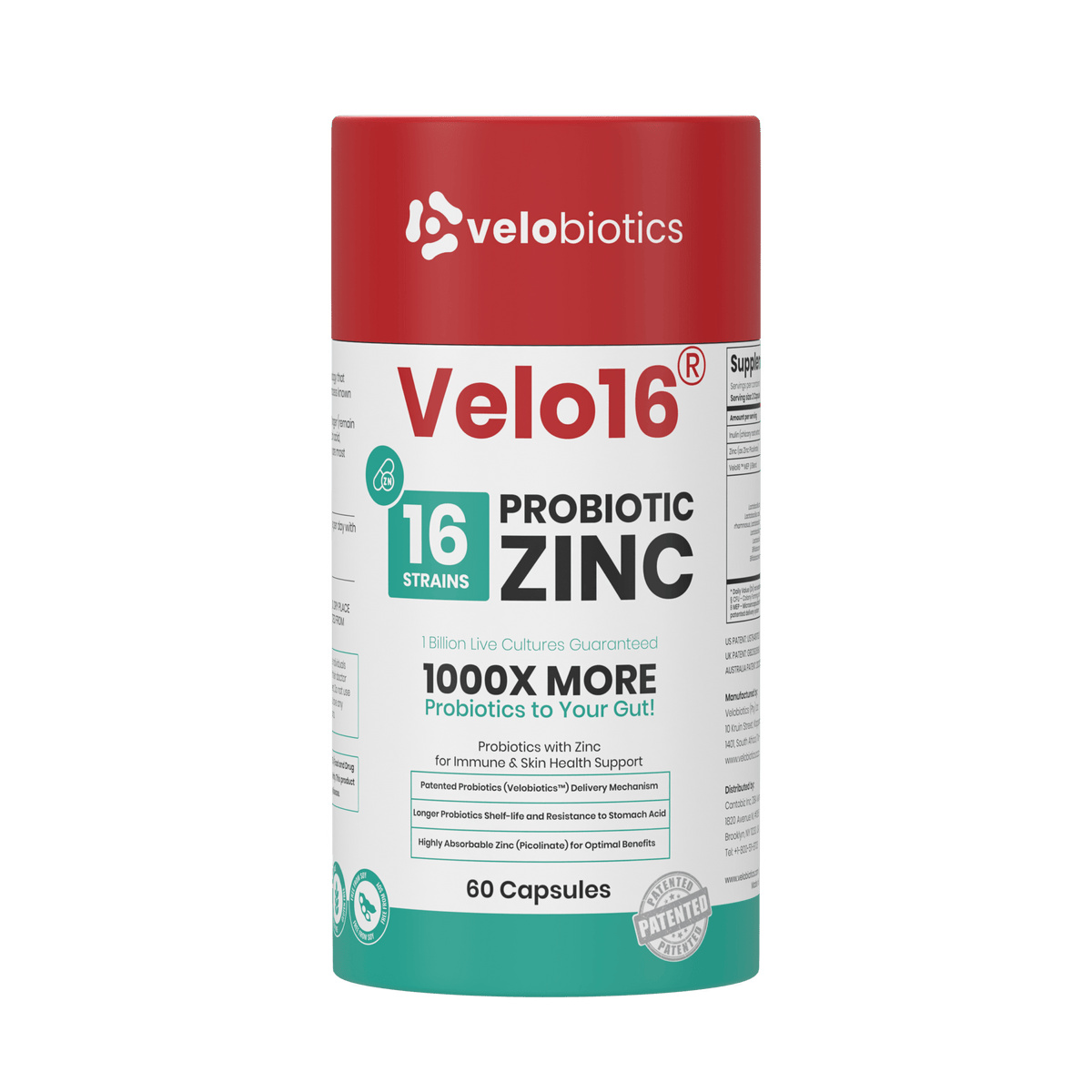 Velo16 Probiotika + Sink Pikolinaat — image 1